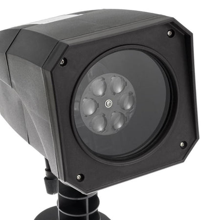 Proiettore natalizio oscar a led con 12 soggetti intercambianili in movimento