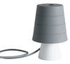 Lampada da tavolo originale in silicone color grigio 40 watt E14