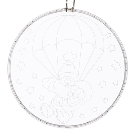 Babbo natale luminoso effetto neon con led addobbi natalizi per esterno