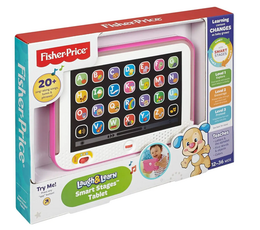 Tablet Smart Stages Ridi & Impara Fisher Price (Rosa)