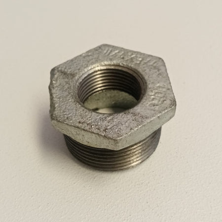 Raccordo MF 2"+1/2 x 2" riduzione ghisa zincata malleabile