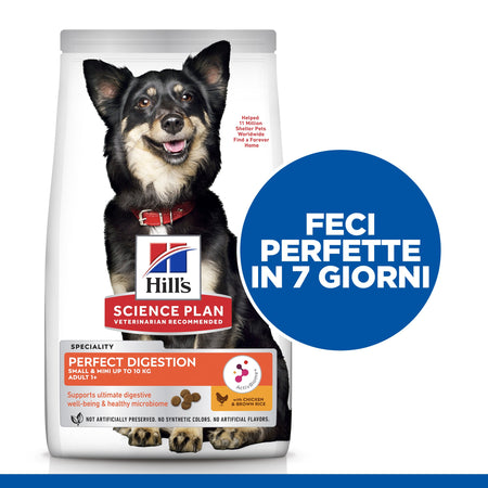 Hill's Perfect Digestion secco Cani Adulti Mini pollo 1,5 kg