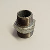Raccordo MM da 1''+1/4 x 1'' niples nipplo doppia vite ridotta di ghisa zincata malleabile