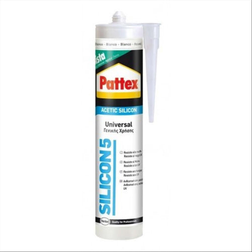 Silicone acetico antimuffa 280 ml bianco sigillante bagni bagno doccia professionale