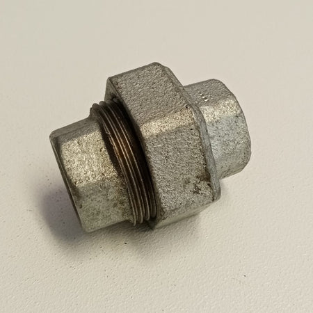 Raccordo FF 1''+1/2 bocchettone conico a 3 pezzi di ghisa zincata malleabile