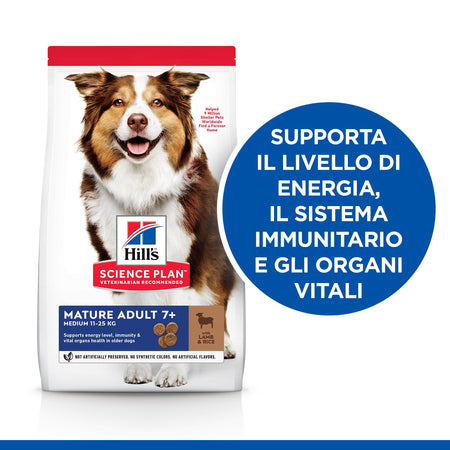 Hill's Mantenimento secco Cani Mature Medium agnello e riso 12 kg
