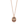 Tsars Collection - COLLANA WINDROSE IN ARGENTO ROSA E ONICE