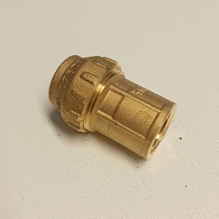 Raccordo F 40x1''1/4 niples in ottone filettato femmina con tenuta O-ring ed ogiva in ottone