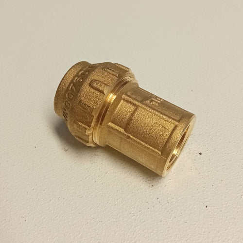 Raccordo F 40x1''1/4 niples in ottone filettato femmina con tenuta O-ring ed ogiva in ottone