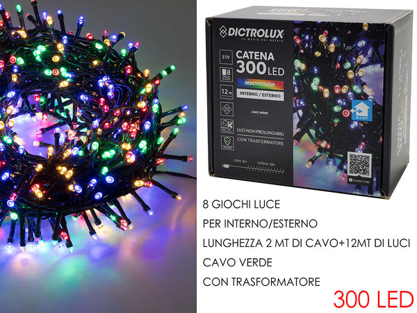 Catena 300 led - multicolor