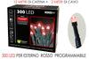 Luci 300 led rosso - cavo verde