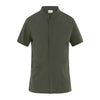 Casacca Ruben Verde Militare Giacca Cuoco No Stiro Microfibra Traspirante