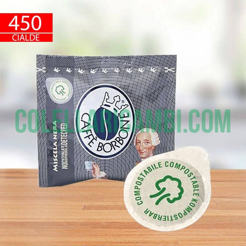 450 Cialde Filtro Carta 44 Mm Caffè Borbone Miscela Nera