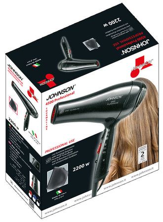 Asciugacapelli 2200W 3 Leggero Phon Potente Professionale Asciugatore Caldo Freddo