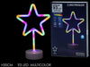 Stella con Luci Led Neon Multicolor