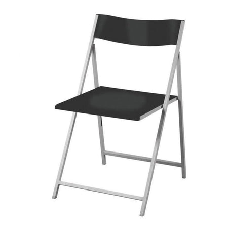 Sedie pieghevoli salvaspazio "Slim", struttura in acciaio, design moderno