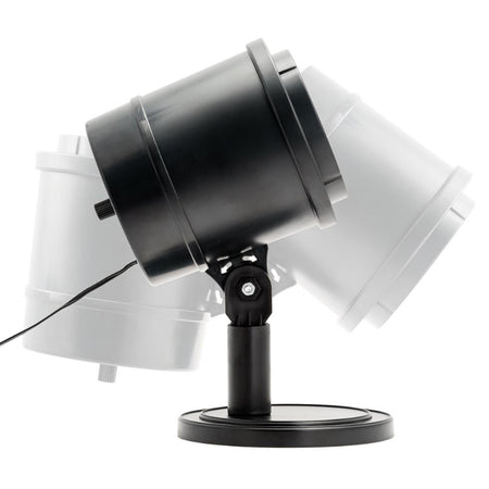 Proiettore a led per esterno ed interno Babbo Natale con Vespa decorazione natalizia