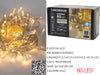 Catena 80 led per esterno bianco caldo