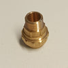 Raccordo M 25x3/4 niples in ottone filettato maschio con tenuta O-ring ed ogiva in ottone