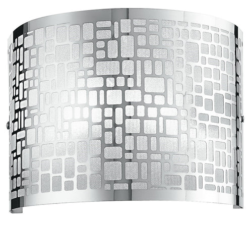 Applique Lampada Moderna Acciaio Intaglio a Laser Interni E14