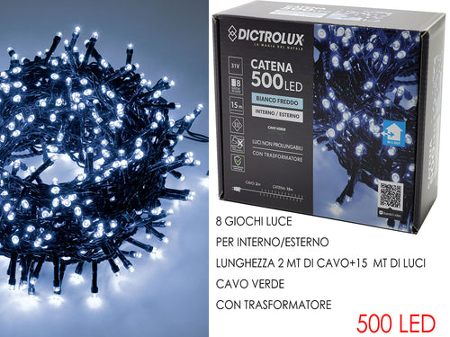 Catena 500 led - bianco freddo