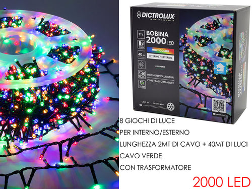 Bobina 2000 led - multicolor