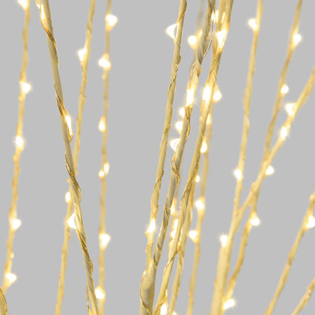 Ramo bianco sferico con MicroLED da Ø1,5 mm a luce bianca calda per esterni ed interni
