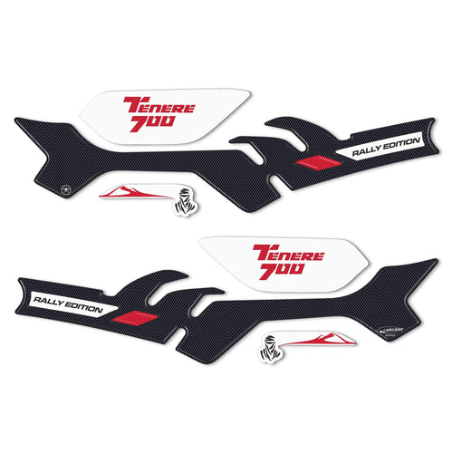 Adesivi 3D Protezioni Paramani compatibili con Yamaha Tenere 700 Rally Edition 2022