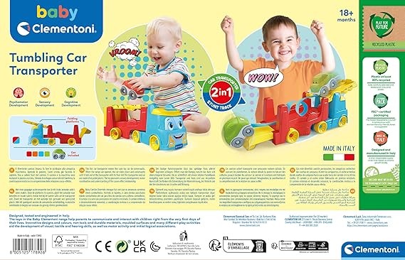 Clementoni - Tumbling Car Transporter 17996