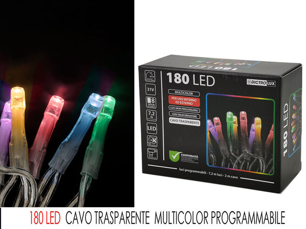 Luci led 180 multicolor