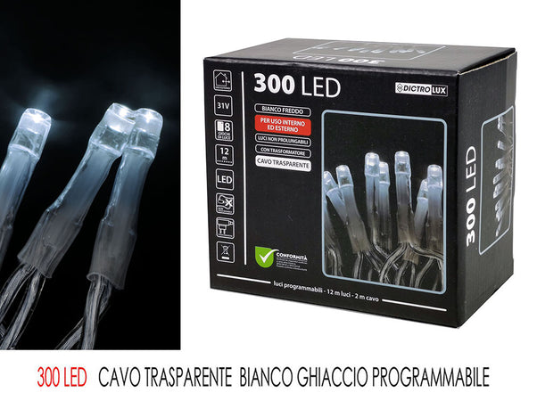 Luci led 300 bianco freddo