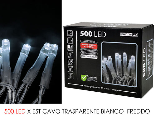 Luci led 500 bianco freddo