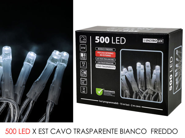 Luci led 500 bianco freddo