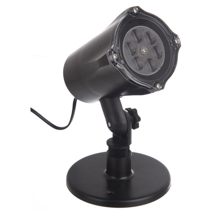 Proiettore natalizio led fiocchi fiocco natale disegno movimento luce fredda esterno