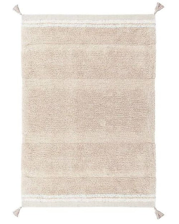 Tappeto Lavabile - Bloom Rose - Fantasy Garden - Rosa e Nude - Cotone Lorena Canals