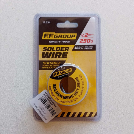 FF Group 2,0mm rocchetto da 250gr filo di stagno per saldare