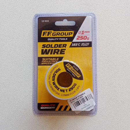 FF Group 1,0mm rocchetto da 250gr filo di stagno per saldare