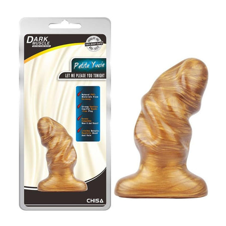 Mini Dildo Butt Plug Dildo Anale Fallo Oro con ventosa 9,2 cm
