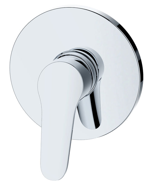 Tecom serie Timeless miscelatore per doccia ad incasso monocomando finitura cromata lucida