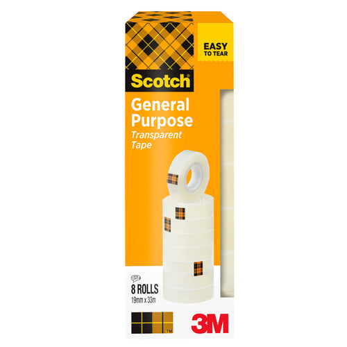 Torre 8 Rt Nastro Adesivo Scotch 508 19Mmx33M In Ppl