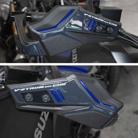 Adesivi 3D Protezioni Paramani moto compatibili con Suzuki V-Strom 800DE