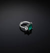 CHIARA FERRAGNI  @ -  ANELLO TRILOGY EMERALD