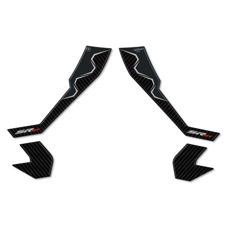 Adesivi 3D protezioni paraspigoli carene compatibili con Aprilia SR GT 125 e 200