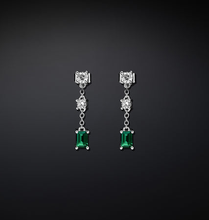 CHIARA FERRAGNI - ORECCHINI PENDENTI EMERALD