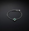 CHIARA FERRAGNI @ - BRACCIALE CUORE EMERALD