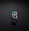 CHIARA FERRAGNI @ -  ANELLO CUORE EMERALD