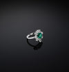 CHIARA FERRAGNI @ -  ANELLO CUORE EMERALD