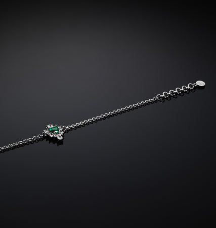 CHIARA FERRAGNI @ - BRACCIALE CUORE EMERALD