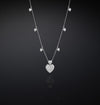 CHIARA FERRAGNI @ - COLLANA CUORI SILVER