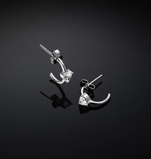 CHIARA FERRAGNI @ - ORECCHINI FIRST LOVE SMALL SILVER